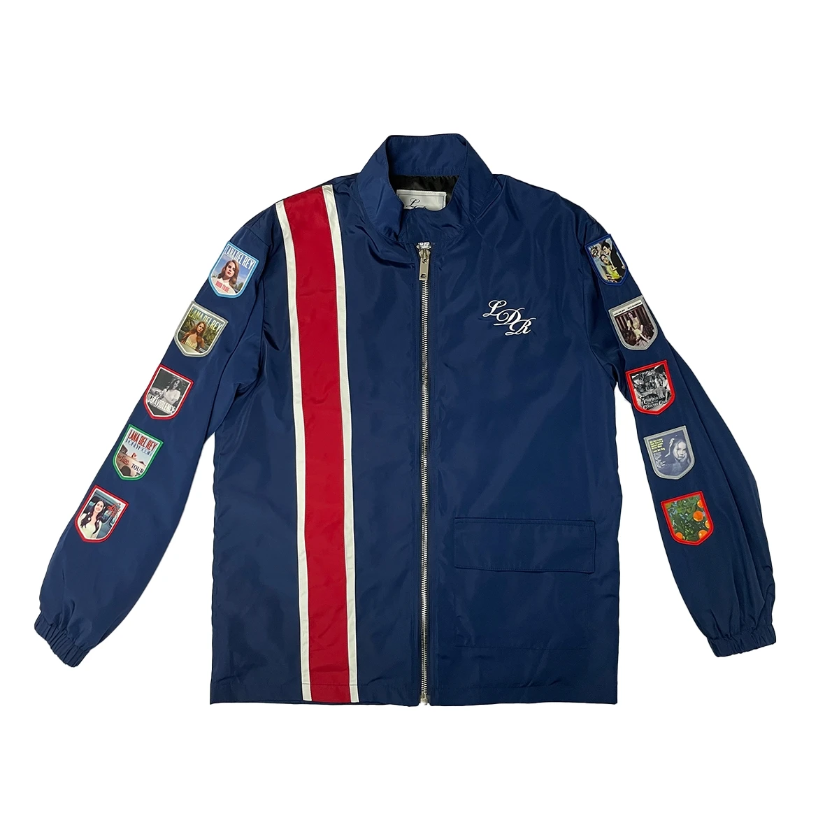 Top Trends: Lana Del Rey Racing Jacket With Patches Commemorative LDR Racer Jackets In Navy For Women And Men Tops Coat T Shirt Clothing Shoppable Styles