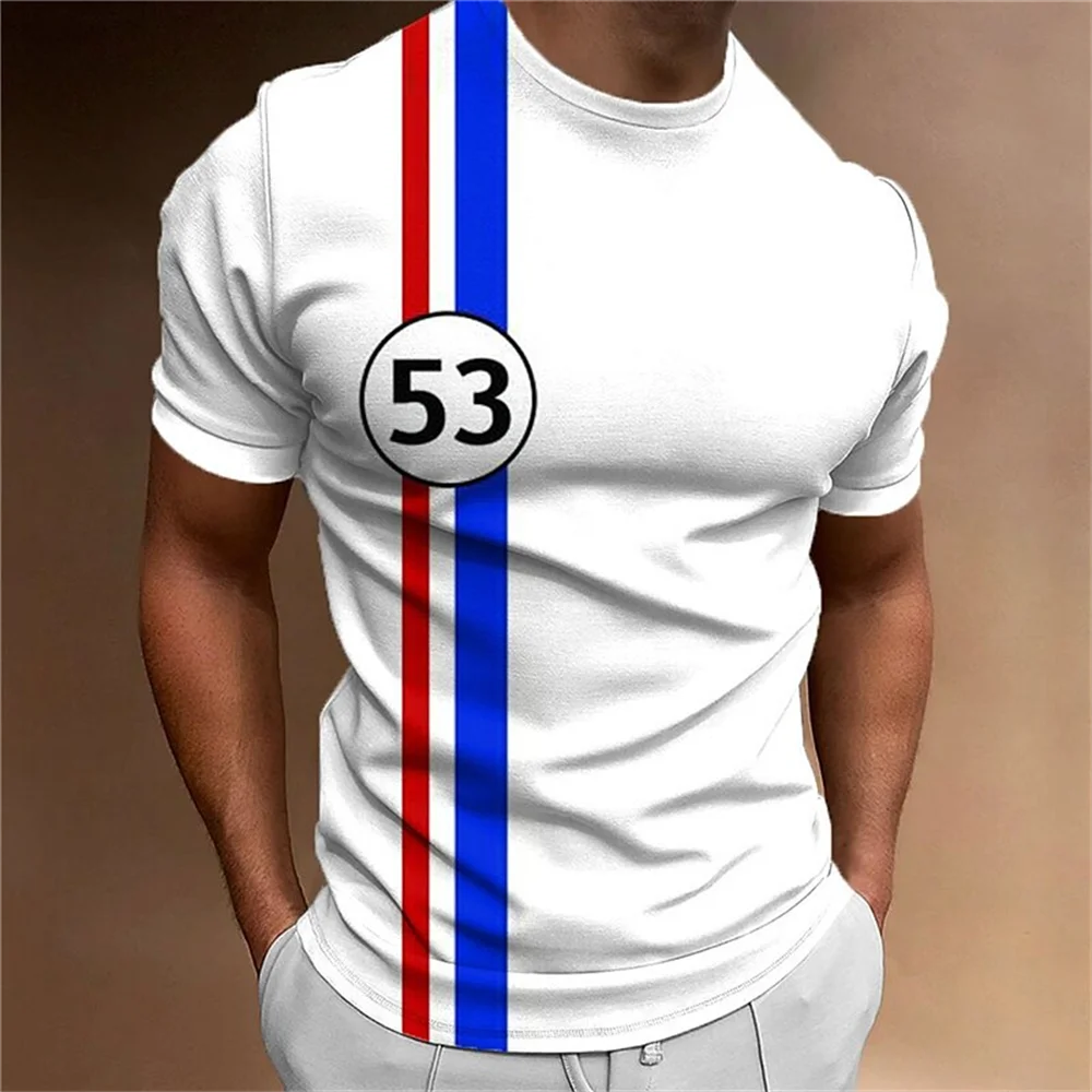 Top Trends: Summer T Shirt Mens 3D Printed Short Sleeve Tops Outdoor Street Vintage T-Shirts Oversized Short Sleeve Tee Shirt Men Clothing Shoppable Styles