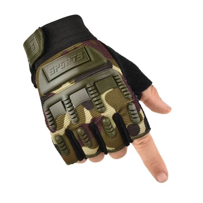 Top Trends: Kids Tactical Fingerless Gloves 5-10 Years Old Army Military Armed Combat Anti-Skid Sports Outdoor Half Finger Boys Girls Gloves Shoppable Styles