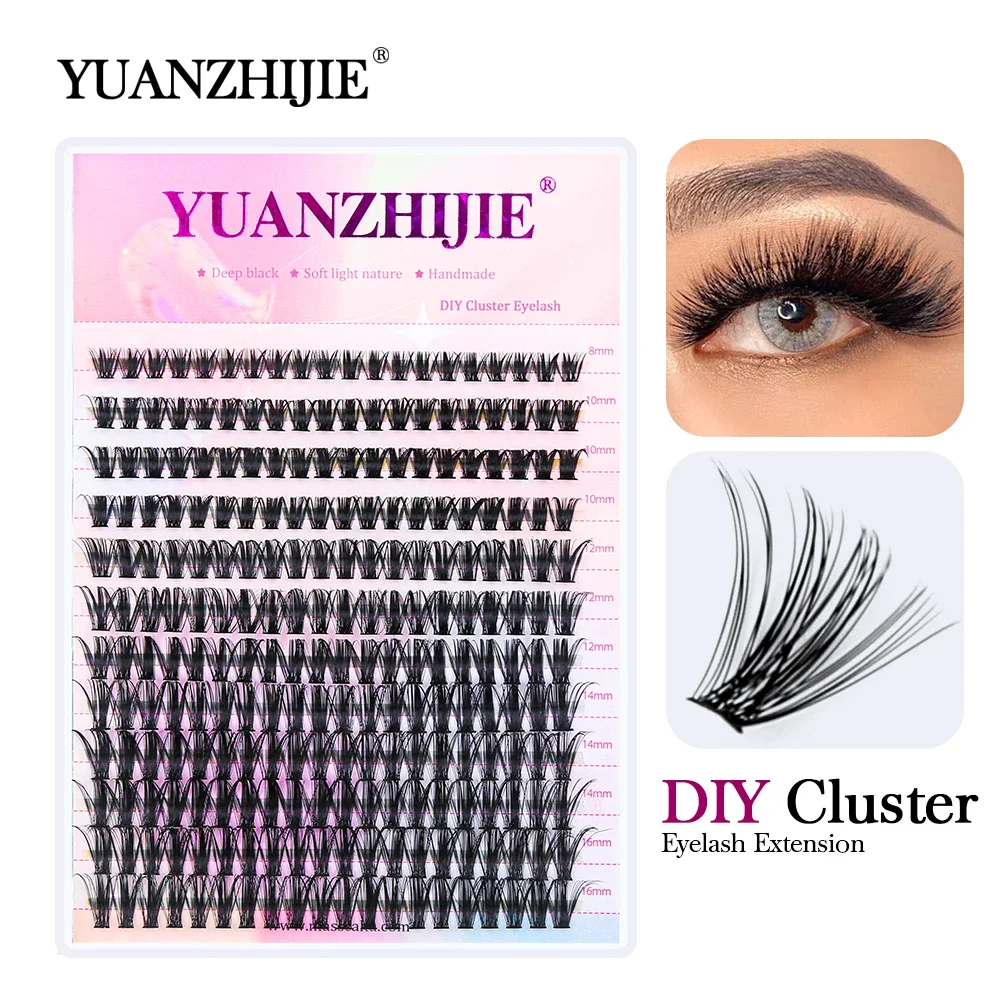 Top Trends: Mix 30D 40 Fluffy Single Cluster False Lashes Premade Volume Fans Individual Eyelash Segmented Natural Fake Lashes For Extension Shoppable Styles