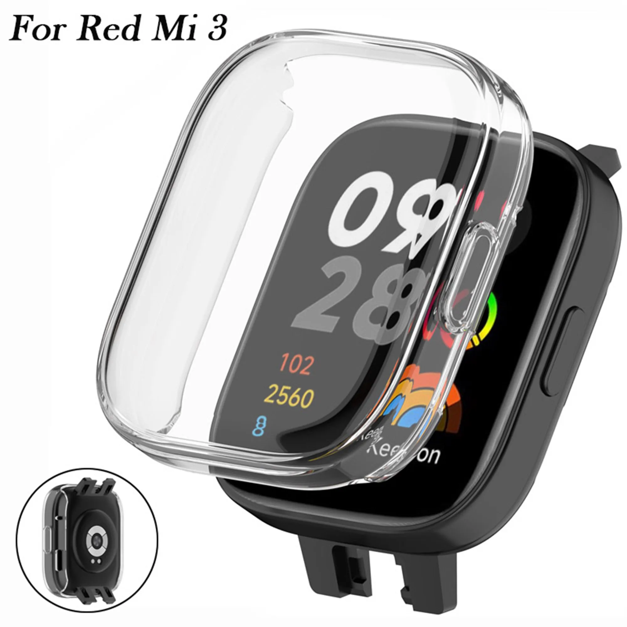 Top Trends: Soft Silicone Case For Redmi Watch 3 Smart Watchband Screen Protector TPU Bumper Shell For Xiaomi Redmi Watch 3 Wristband Cover Shoppable Styles