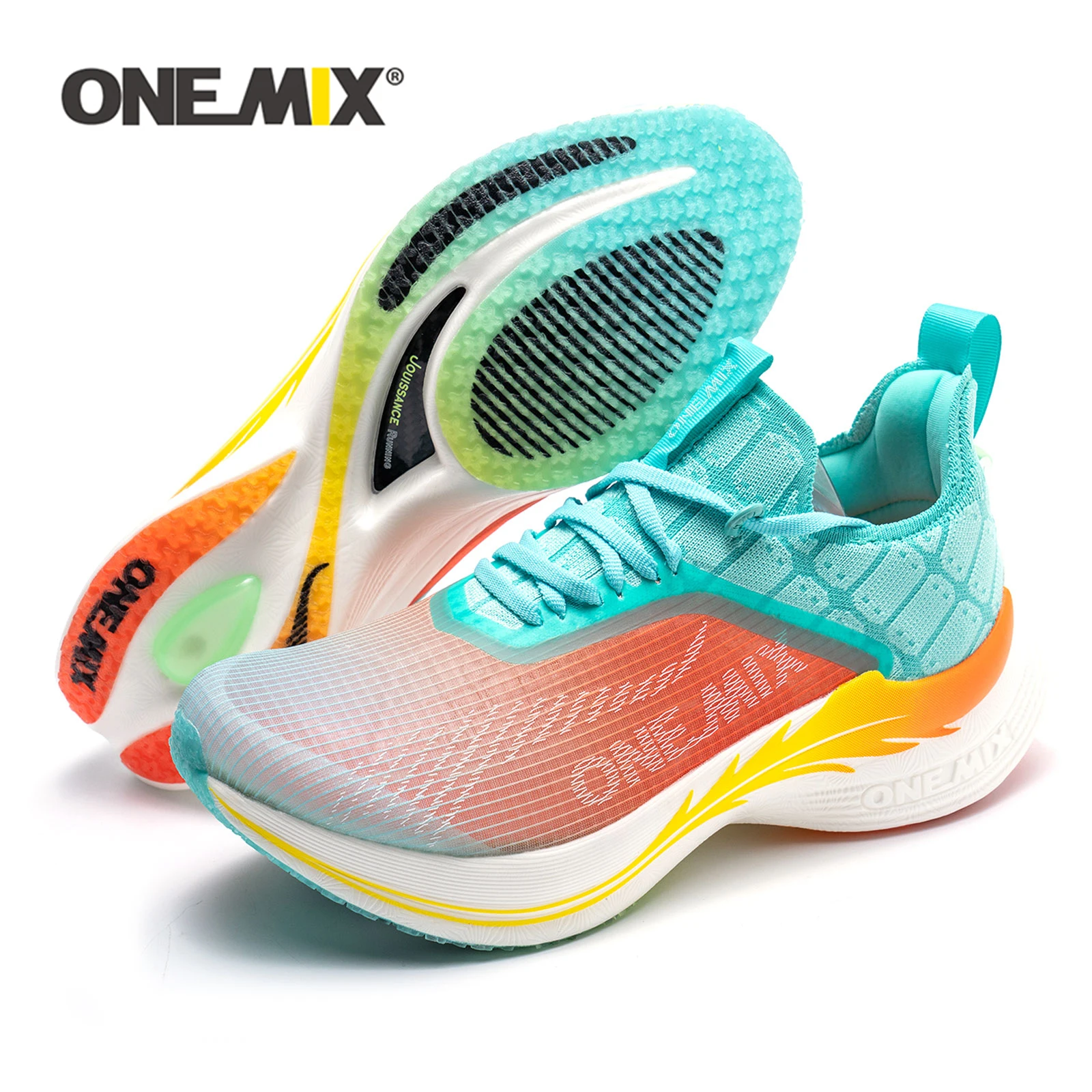 Top Trends: ONEMIX Men Running Shoes For Men Breathalbe Athletic Sport Jogging Shoes Ultralight Training Carbon Plate Professional Sneakers Shoppable Styles