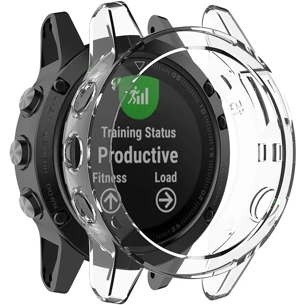 Top Trends: For Garmin Fenix 7 7S 7X Fenix 6 6S 6X 6 Pro 6S Pro 6X Pro 5 5S Smart Watch Protective Frame Soft Crystal Clear TPU Case Cover Shoppable Styles