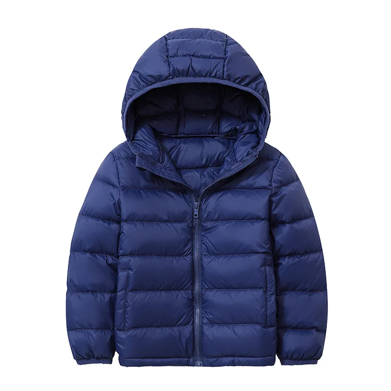 Top Trends: 2-16 Years Boys Winter Windproof Jackets Ultralight Children Duck Down Coats Hooded Kids Puffer Feather Jackets Girls Clothes Shoppable Styles