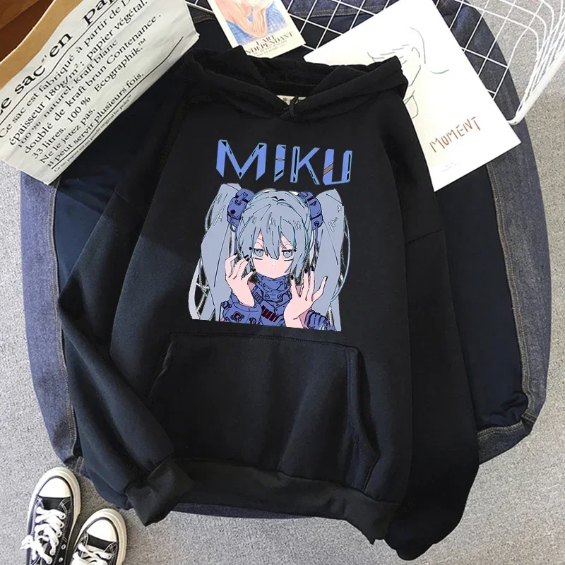 Top Trends: Women Hoodies Y2K Japanese Harajuku Fashion Kawaii Anime MIKI Graphic Pullover Sweatshirt Autumn Winter Youthful Girls Tops Shoppable Styles