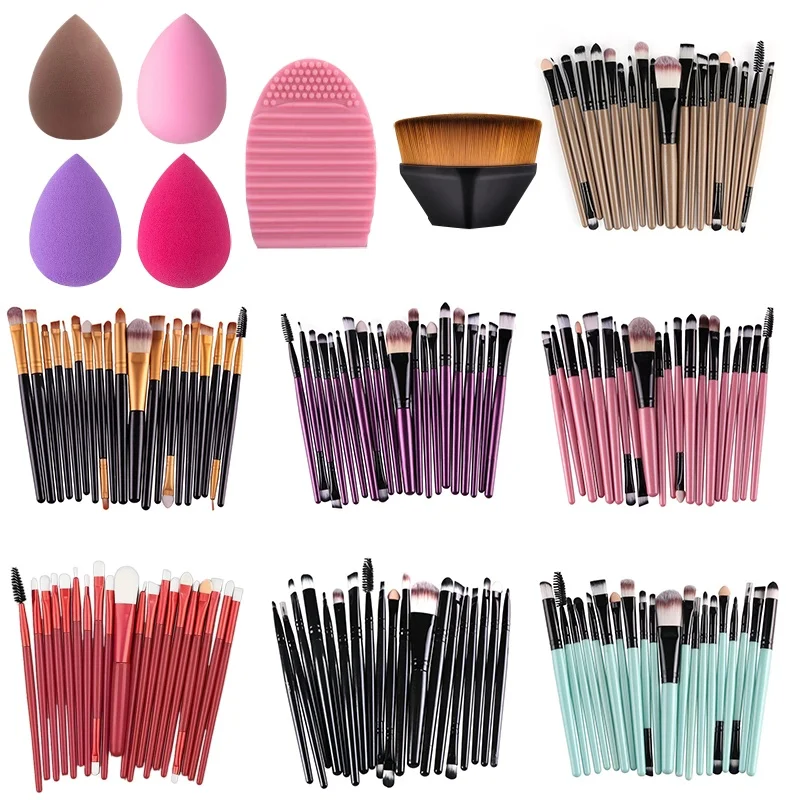 Top Trends: 8-20Pcs Makeup Brushes Set Eye Shadow Brush Concealer Blush Loose Powder Foundation Highlighter Soft Man-made Fibers Beauty Tool Shoppable Styles