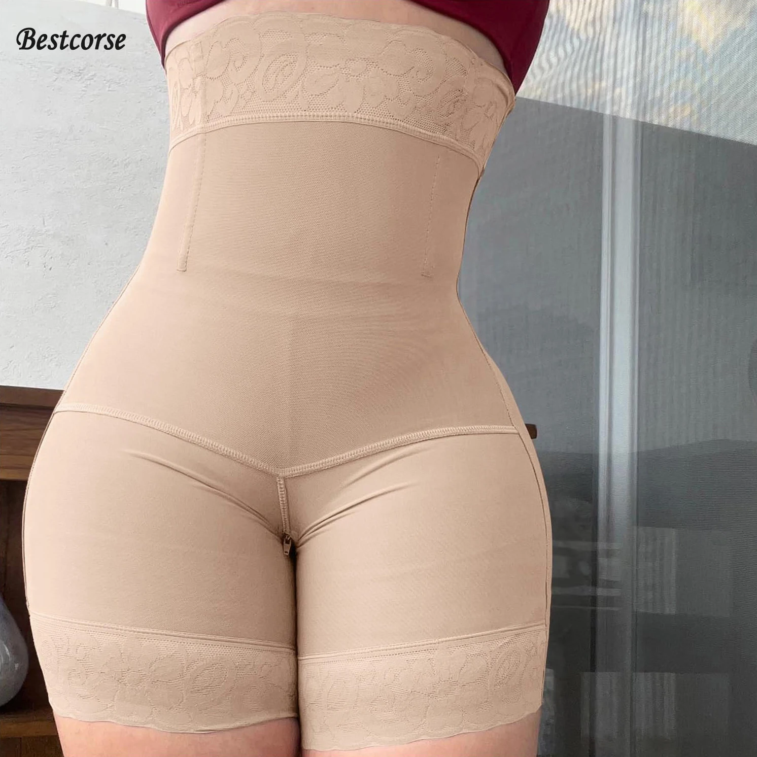 Top Trends: Short Faja Slimming High Waist Body Shaper Shorts Panties Stomach Tummy Control Shapewear Women Belly Tummy Slimmer Compression Shoppable Styles