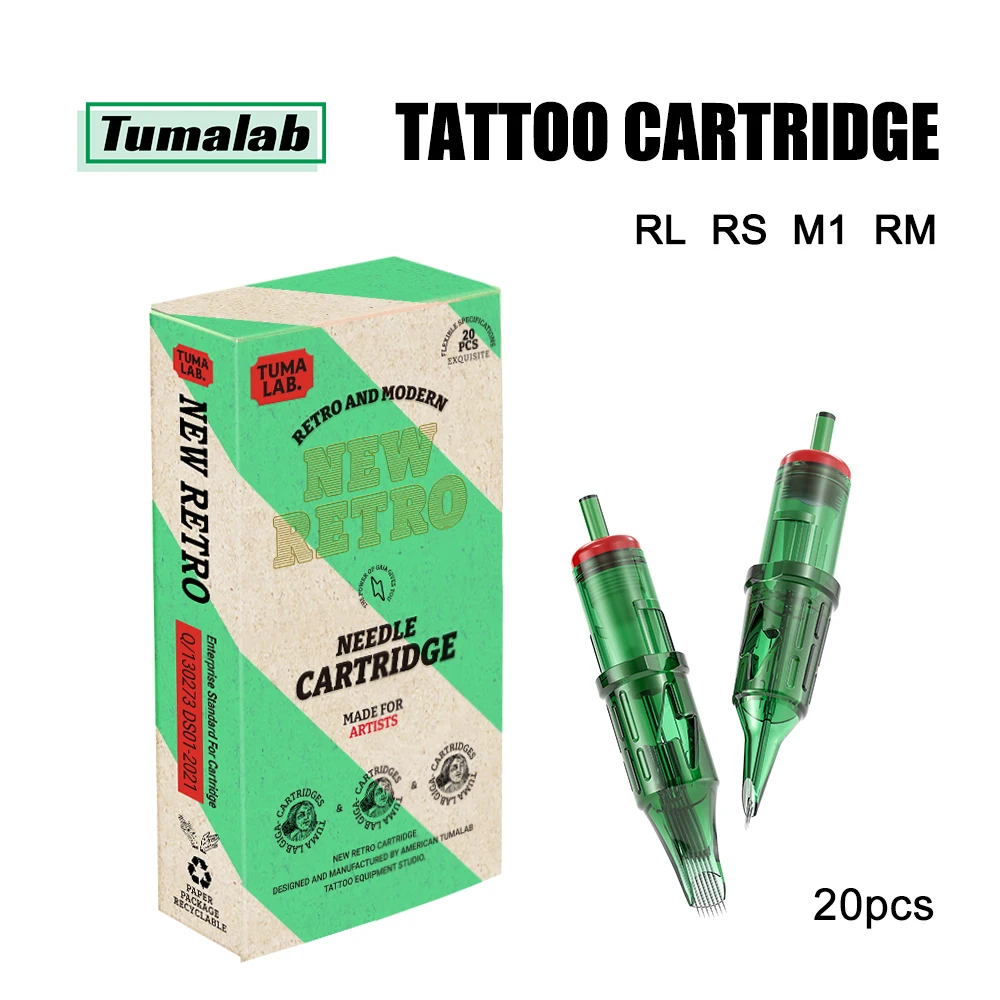 Top Trends: Tumalab Tattoo Needle Short Needle Tattoo Cartridge 08 #10 #12 #RL RS 10 / 20pcs Tattoo Needle Disposable Tattoo Supplies Shoppable Styles