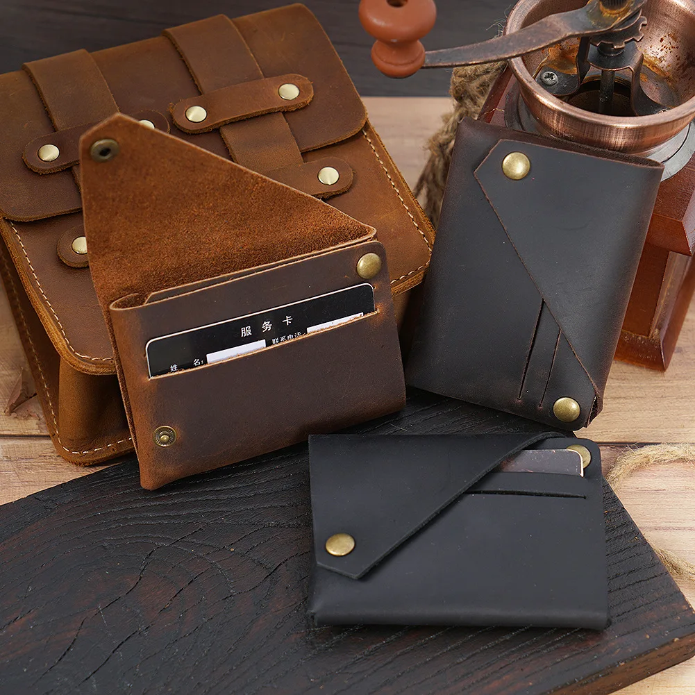 Top Trends: Hot Selling Retro Genuine Leather Coin Purse First Layer Cowhide Men And Women Wallet Mini Coin Casual Fashion Card Holder Shoppable Styles