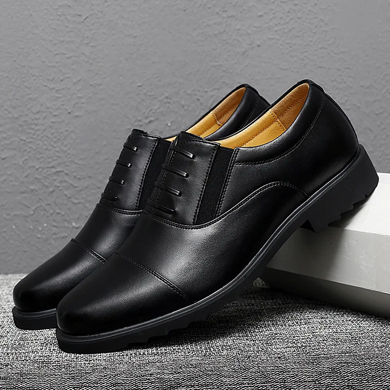 Top Trends: Brand Men Leather Shoes Office Mens Dress Shoes Quality Man Oxford Shoes British Style Business Work Footwear New Erkek Ayakkabı Shoppable Styles