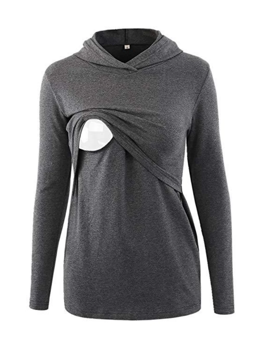 Top Trends: Maternity Nursing Hoodie Long Sleeve Pregnant Women Clothing Tops Breastfeeding Sweatshirt Nurse Clothes For Spring Autumn Shoppable Styles - Image 3