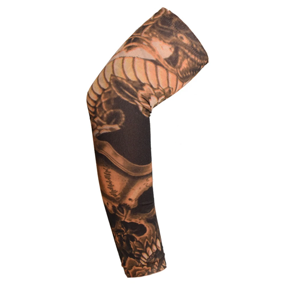 Top Trends: Outdoor Tattoo Sleeve Flower Arm Tattoo Cycling Fishing Sunscreen Men And Women Cool Arm Protection ZY019 Shoppable Styles - Image 4