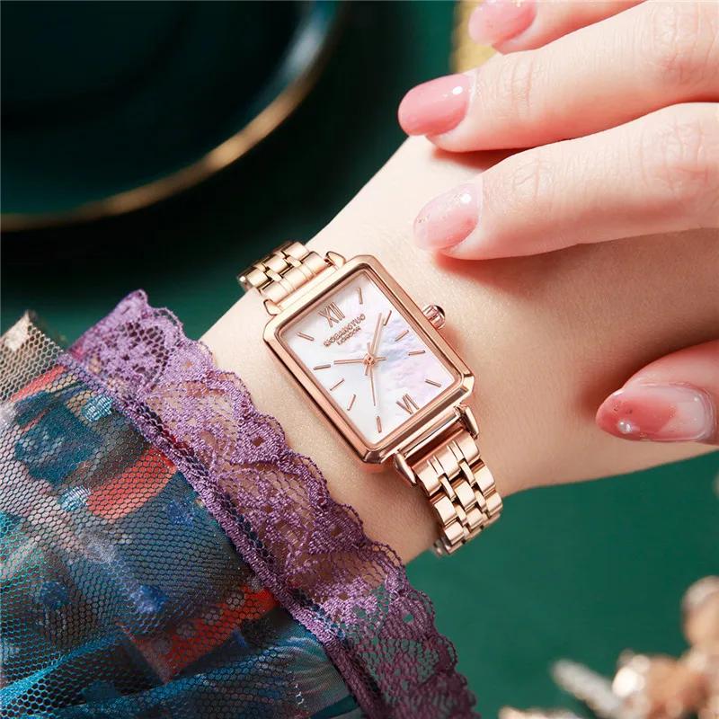 Top Trends: Fashion Trending Business Quartz Stainless Steel Women Dress Watch Casual Rose Gold Elegant Waterproof Women's Wrist Watch Shoppable Styles