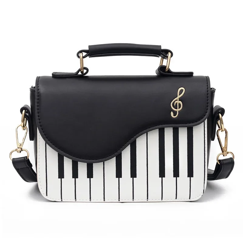 Top Trends: 2023 New Korean Piano Design Women's Shoulder Bag PU Leather Messenger Bag Handbag Fashion Tight Makeup Bag Pocket Coin Wallet Shoppable Styles - Image 5