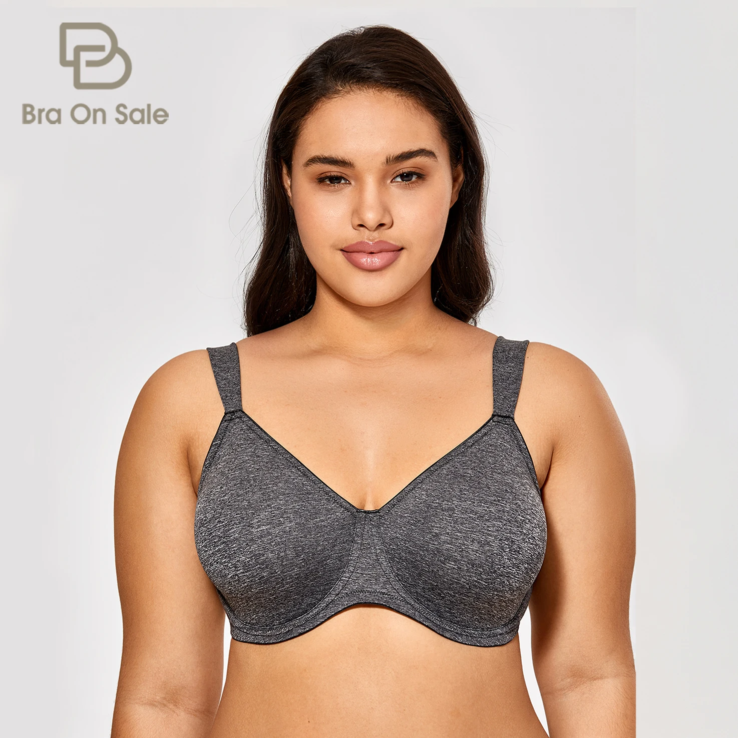 Top Trends: Women's Seamless Non-padded Minimizer Bra Full Coverage Smooth Underwire Plus Size T-shirt Underwear Shoppable Styles