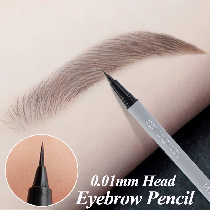 Top Trends: Ultra-fine Eyebrow Pencil Sweat-proof 0.01mm Head Liquid Eeyeliner Waterproof Outline Lying Silkworm Pen Eyes Makeup Cosmetic Shoppable Styles