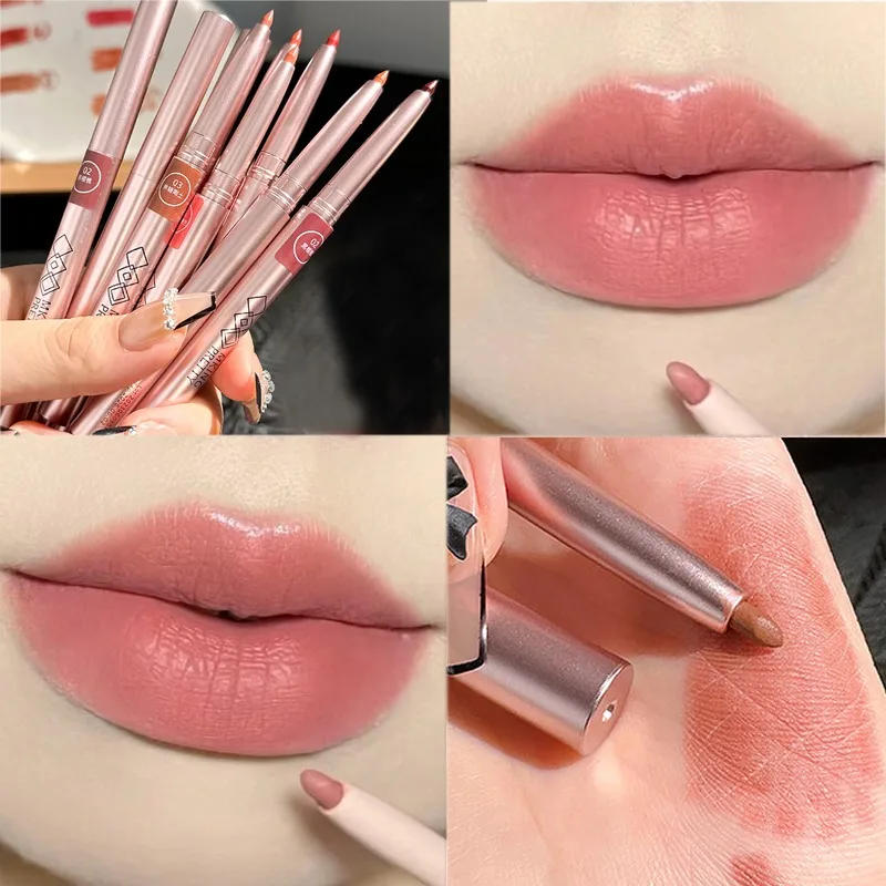 Top Trends: Nude Brown Pink Lipliner Pencil Waterproof Lasting Non-stick Cup Moisturising Lip Liner Pen Matte Lips Makeup Lipstick Cosmetic Shoppable Styles - Image 2