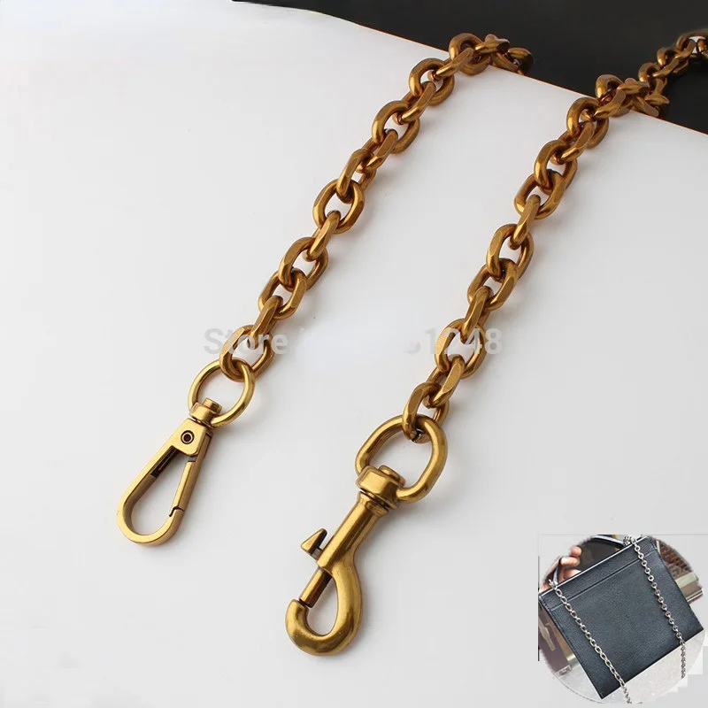 Top Trends: High Quality Width 11mm Old Gold Chains Shoulder Straps For Handbags Purses Bags Strap Replacement Handle Accessories Shoppable Styles