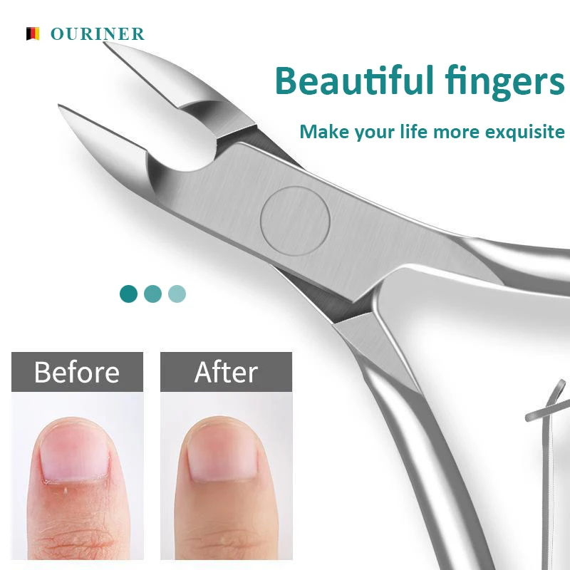 Top Trends: Cuticle Nippers Nail Manicure Cuticle Scissors Clippers Trimmer Dead Skin Remover Pedicure Stainless Steel Cutters Tool Shoppable Styles - Image 2