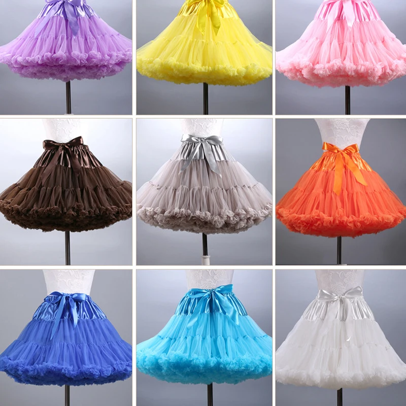 Top Trends: New Arrival Women MIni Petticoat Tulle Puffy Short Vintage Wedding Bridal Petticoat Underskirt Rockabilly Tutu Shoppable Styles