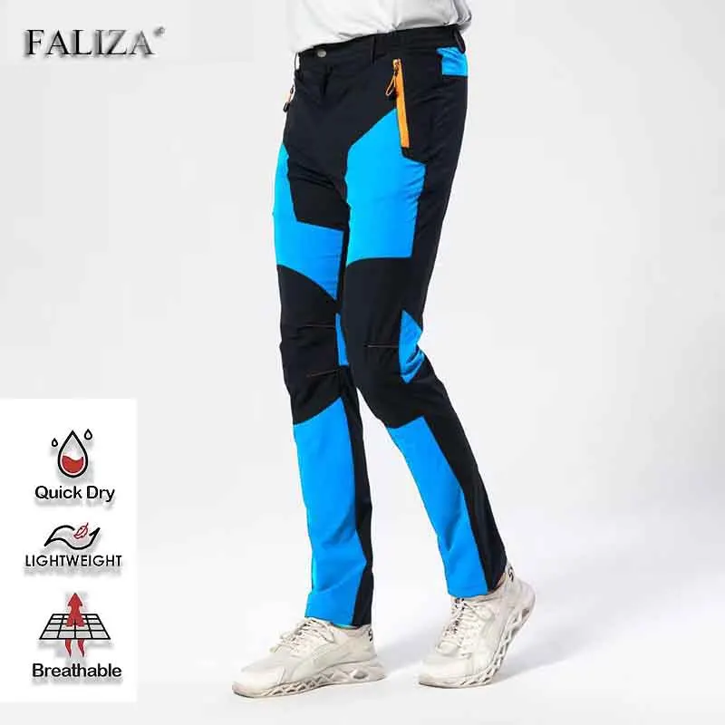 Top Trends: 2023 Mens Splicing Elastic Hiking Pants Outdoor Sport Quick Dry Windproof Trekking Climbing Wear-resistant Breathable Pants PN74 Shoppable Styles