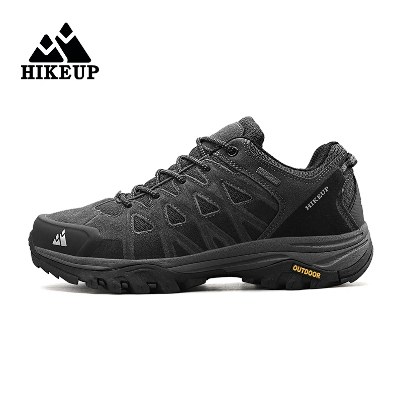 Top Trends: HIKEUP Hiking Shoes For Men Leather Trekking Shoes Technical Racing Sport Car Model Building Blocks City Mechanical Technical Shoppable Styles