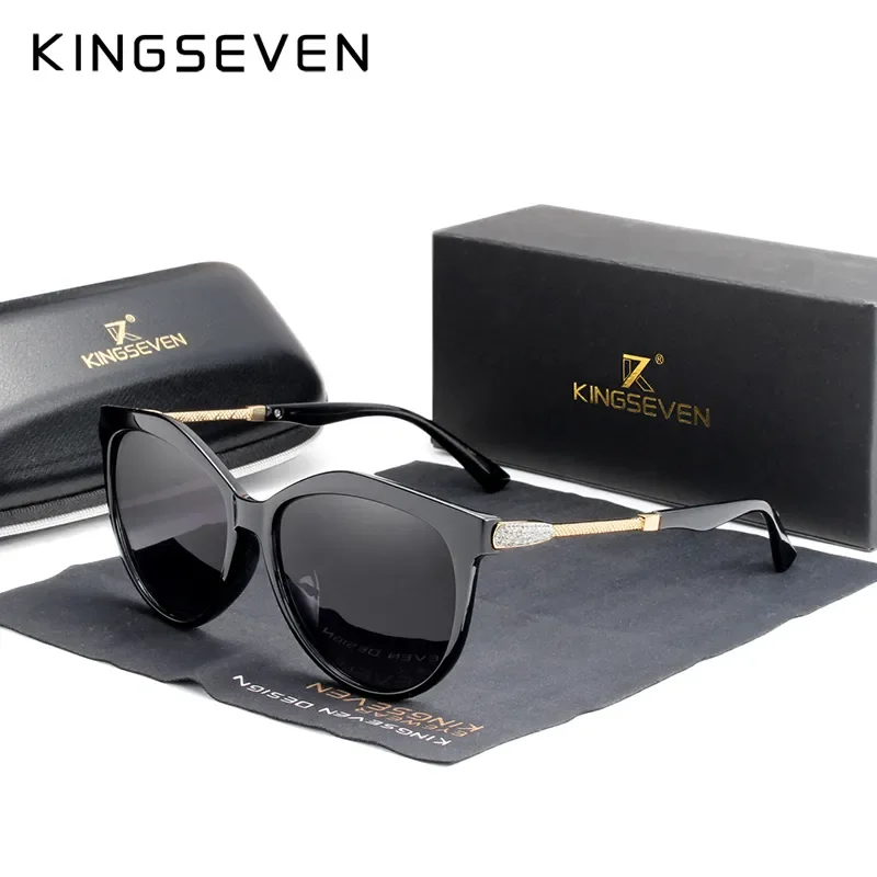 Top Trends: KINGSEVEN 2023 Polarized Women&#039;s Sunglasses Gradient Lens Luxury Sun Glasses Brand Lentes Eye Protection Eyewear De Sol Mujer Shoppable Styles