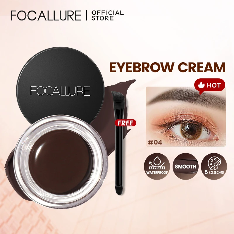 Top Trends: FOCALLURE 5 Colors Waterproof 3D Eyebrow Gel Quick-drying Eyebrow Styling Enhancers Natural Eye Brow Makeup Cosmetics With Brush Shoppable Styles