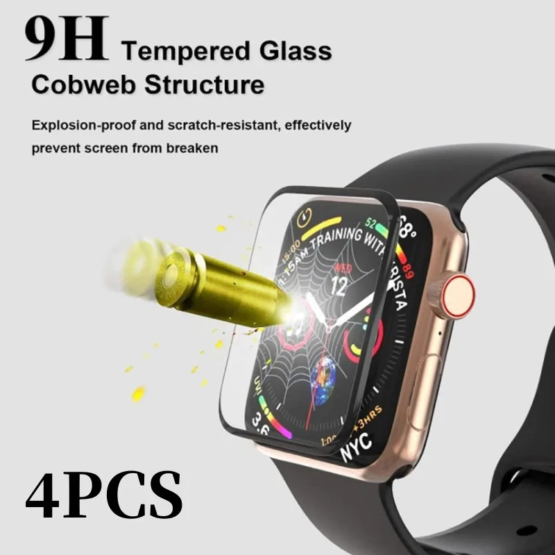 Top Trends: 4PCS Ceramic Film For Apple Watch Ultra 8 7 49mm 45mm 41mm Screen Protector For Apple Watch 6 5 4 SE 44mm 40mm 9HD Soft Glass Shoppable Styles