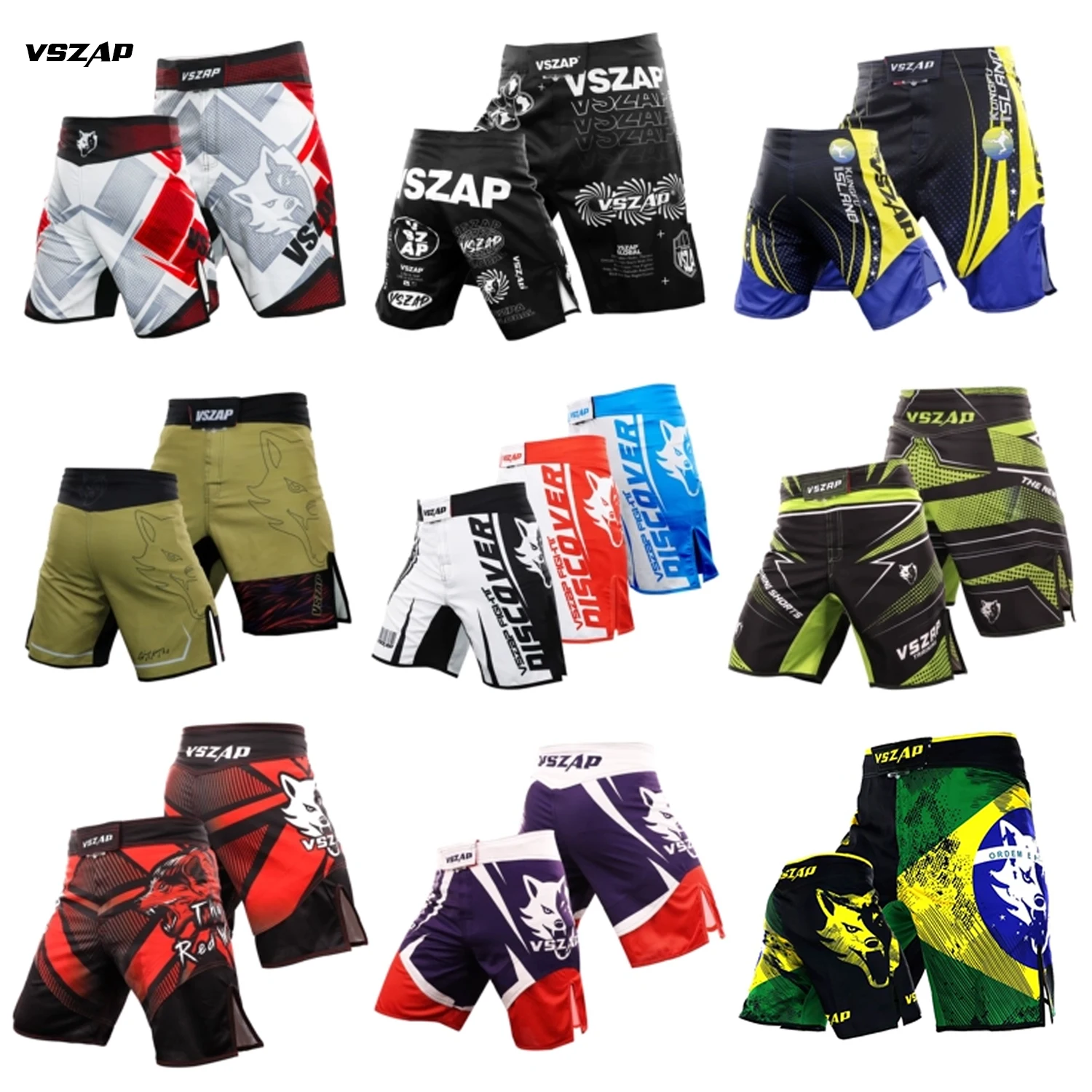 Top Trends: VSZAP MMA Fighting Shorts Fitness Gym Sports Jujitsu Taekwondo Thai Boxing Shorts Fighting Clothes Boxing Pants Jiu-Jitsu Shoppable Styles