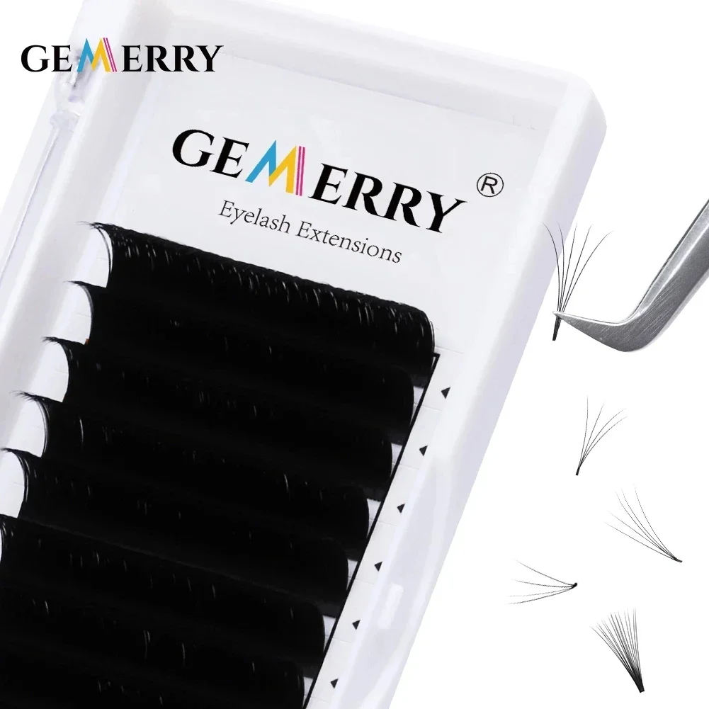 Top Trends: Easy Fan Lashes False Eyelash Extensions Supplies Faux Mink Eyelashes Fanning Cils Auto Blooming Natural Russian Volume Lash Shoppable Styles