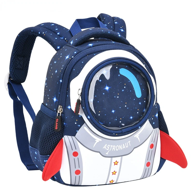 Top Trends: New 3D Cartoon Kids Backpack Astronauts Rocket Design Anti-lost Children Schoolbag Waterproof Toddler For Boys Girls Mochila Shoppable Styles