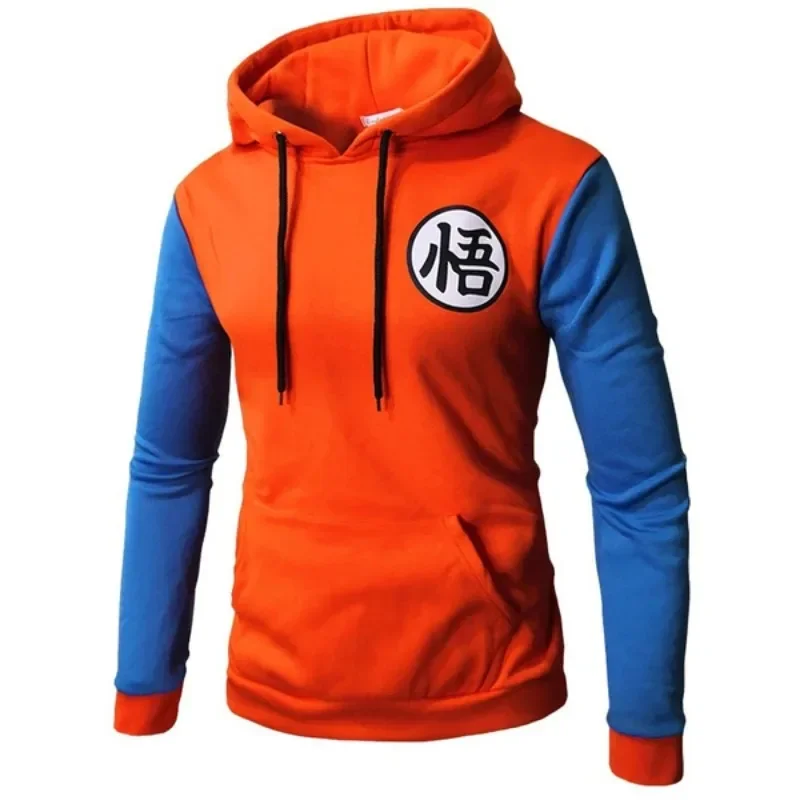 Top Trends: Hot Anime Dragon Cartoon Printing Hoodies B-Balls Z Cosplay Costume Dbz Clothes Casual Pullover Hoodie+ pants Sets Goku Suit Shoppable Styles