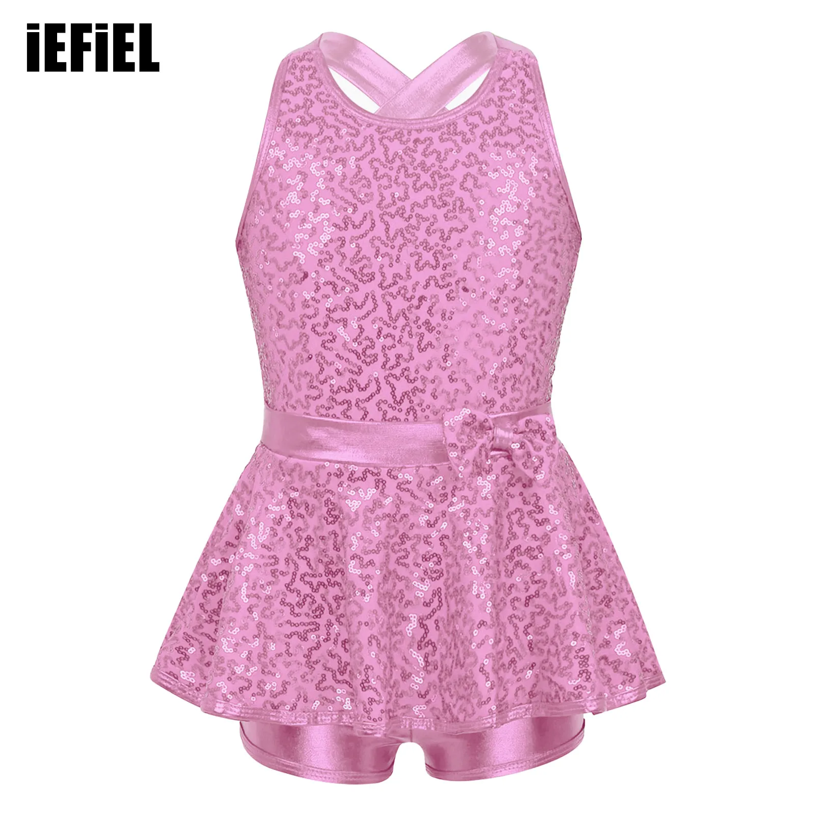 Top Trends: Kids Girls Jazz Dance Dress Figure Skating Gymnastics Dancewear Ballet Leotard Dress Children Stage Performance Dance Costumes Shoppable Styles