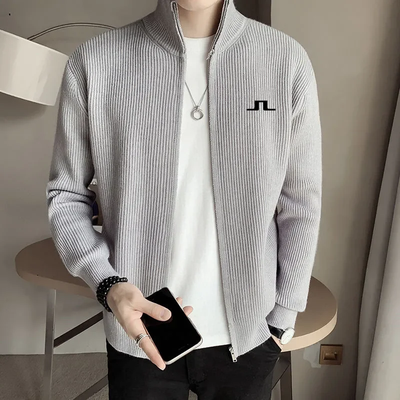 Top Trends: 2023 New GOLF Pria Jaket Golf Pria Pakaian Golf Pria Olahraga Kuda Kerah Tegak Lengan Panjang Ritsleting Mantel Shoppable Styles