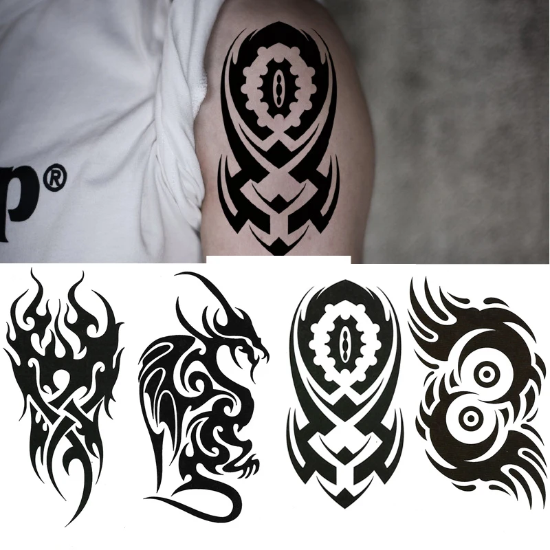 Top Trends: Totem Temporari Tattoos Sticker Sexy Body Art Tattoo Arm Legs Sleeve Fake Tattoo For Women Tattoo Temporary Waterproof For Hand Shoppable Styles