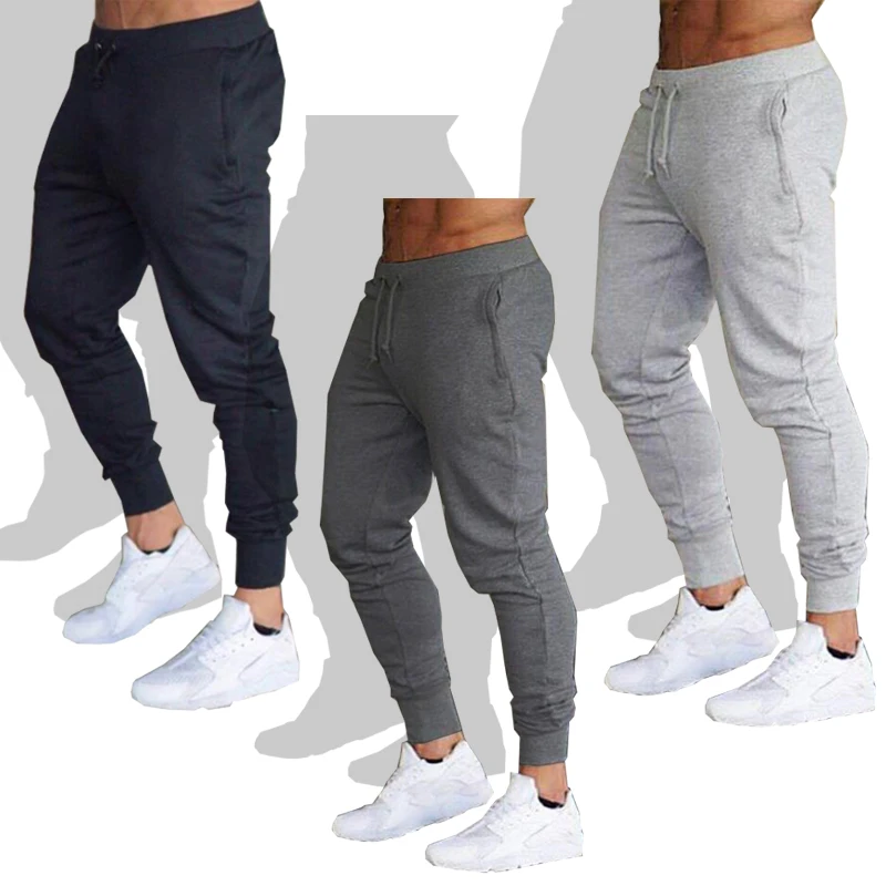 Top Trends: New Jogging Pants Men Sport Sweatpants Running Joggers Cotton Trackpants Slim Fit Bodybuilding Trouser Shoppable Styles