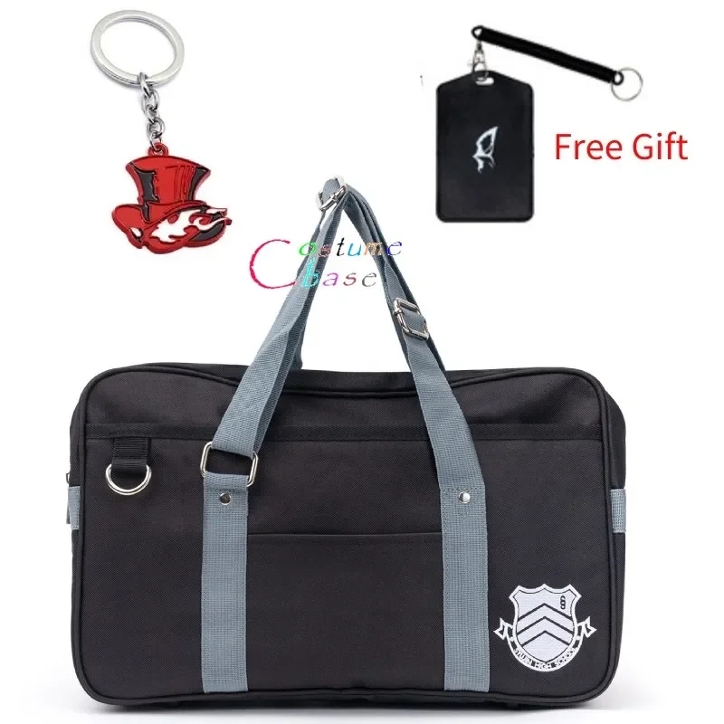 Top Trends: Anime Persona 5 P5 Shujin Gakuen Cosplay Handbag JK Uniform Shoulder Bag Crossbody Messenger Bags Satchel With Keyring Shoppable Styles