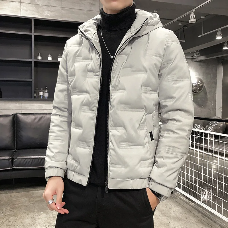 Top Trends: Fashion Winter Jacket Men Hooded Parkas Men Warm Windproof Outerwear Male Casual Zipper Warm Jackets Mens Solid Down Coats M-5XL Shoppable Styles