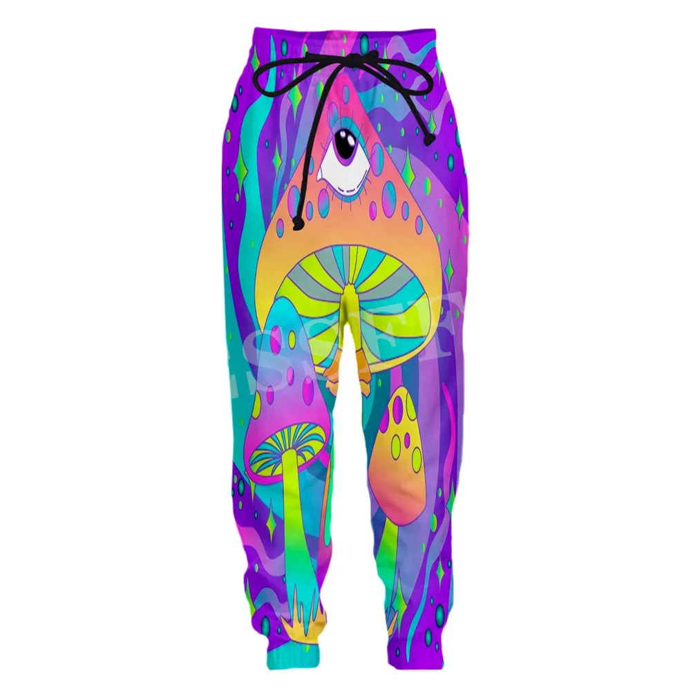 Top Trends: Mushroom Forest Plants Fungus Trippy Abstract Psychedelic Hippie 3DPrint Streetwear Harajuku Casual Sweatpants Jogger Trousers 8 Shoppable Styles