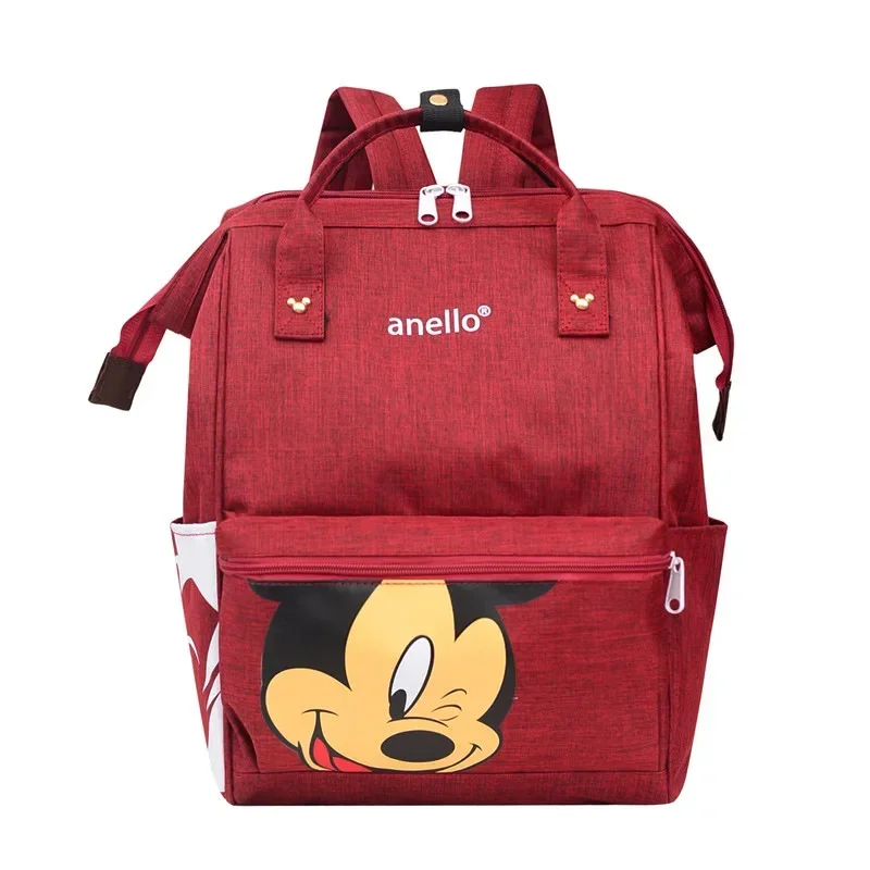 Top Trends: Disney Mickey Woman Backpack Fashion Cartoon Print Large Capacity Student Book Storage School Bags Travel Parent-child Mommy Bag Shoppable Styles