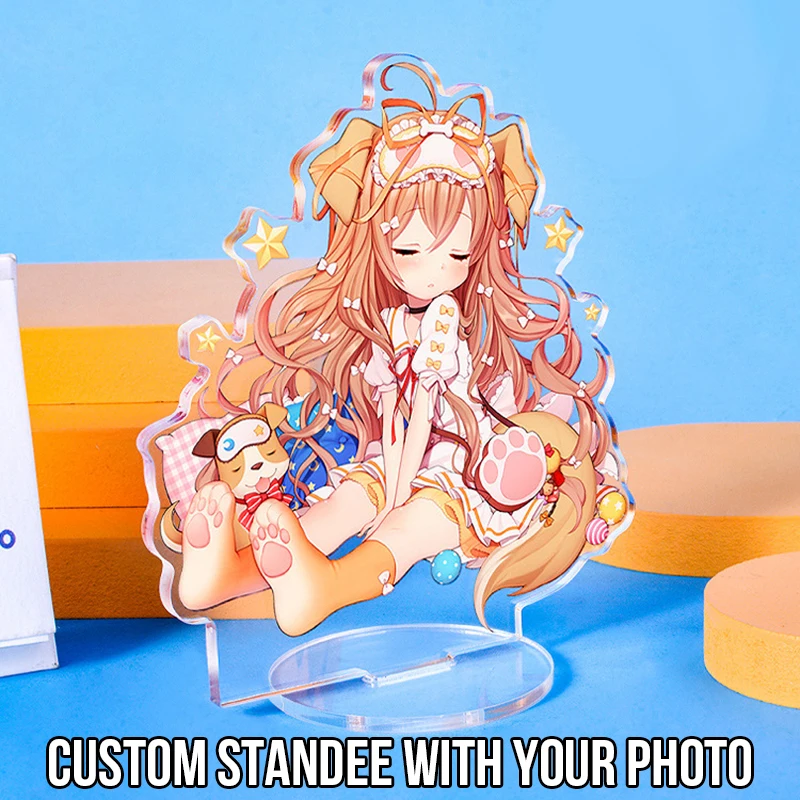 Top Trends: Custom Figure Standee Clear Acrylic Stand Cartoon Design Anime Game Charm Personalized Desk Decorate Model Keychain Gift For Fan Shoppable Styles