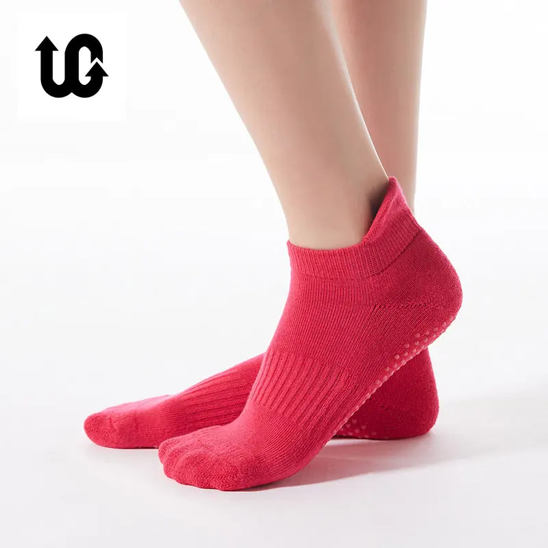 Top Trends: Women Sports Fitness Yoga Socks Round Head Cotton Non-Slip Breathable Sports Socks Ventilation Pilates Ballet Socks Dance Sock Shoppable Styles