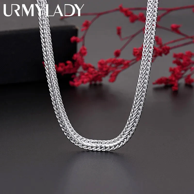 Top Trends: 925 Sterling Silver Snake Chain Necklace Noble For Women Men Jewelry Designer Wedding Engagement Gifts 50cm Wholesale Price Shoppable Styles