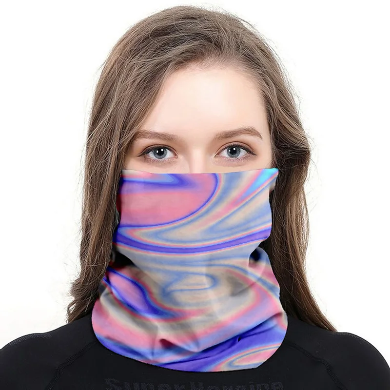 Top Trends: New Tie Dye Gradient Print Cycling Balaclava Outdoor Sports Sunscreen Breathable Mask Adult Tubular Seamless Magic Bandana Women Shoppable Styles - Image 2