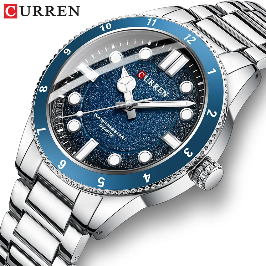 Top Trends: CURREN Top Brand Luxury Man Wristwatch Waterproof Luminous Men Watches Stainless Steel Quartz Men&#039;s Watch Male Reloj Shoppable Styles