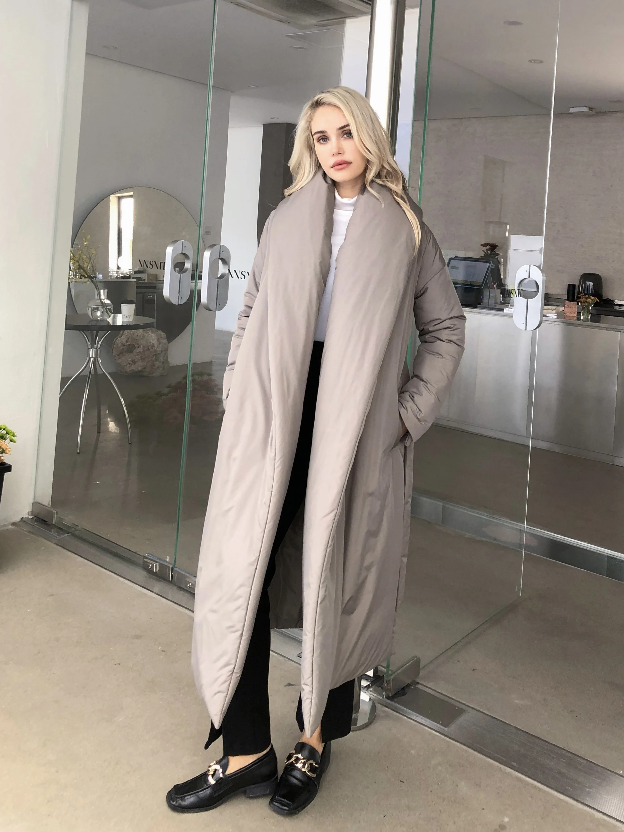 Top Trends: New Design 2023 Women Winter Degree Thick Coat Warm Parka Oversized Maxi Long Coat With Belt Casual Outerwear Shoppable Styles