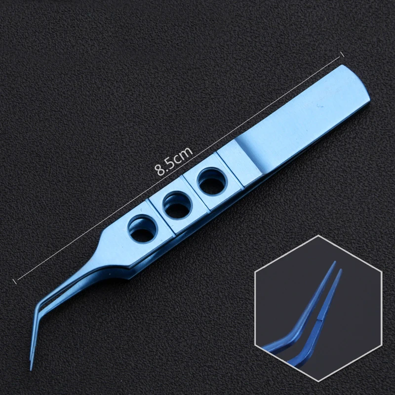 Top Trends: BEST New Mcpherson Tying Forcep 85mm With Tying Platform Toothless Tweezers Ophthalmic Surgical Instrument Shoppable Styles