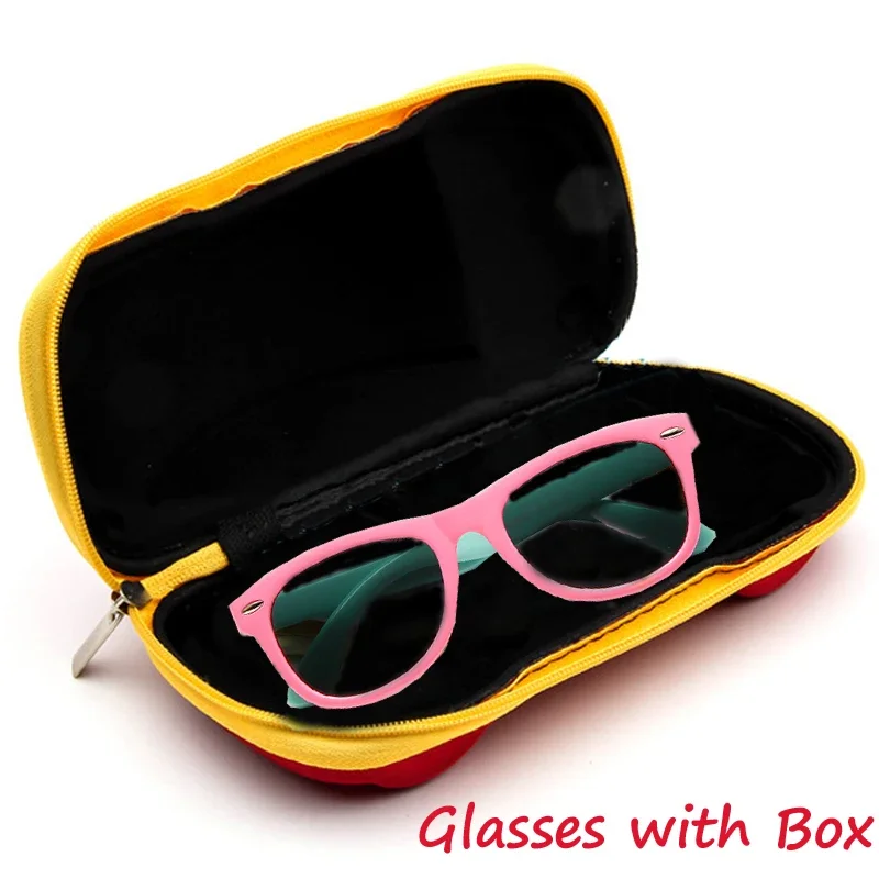 Top Trends: Vinatge Kids Sunglasses Sun Glasses For Children Boys Girls Fashion Eyewear Coating Lens UV400 Eye Protection With Glasses Box Shoppable Styles