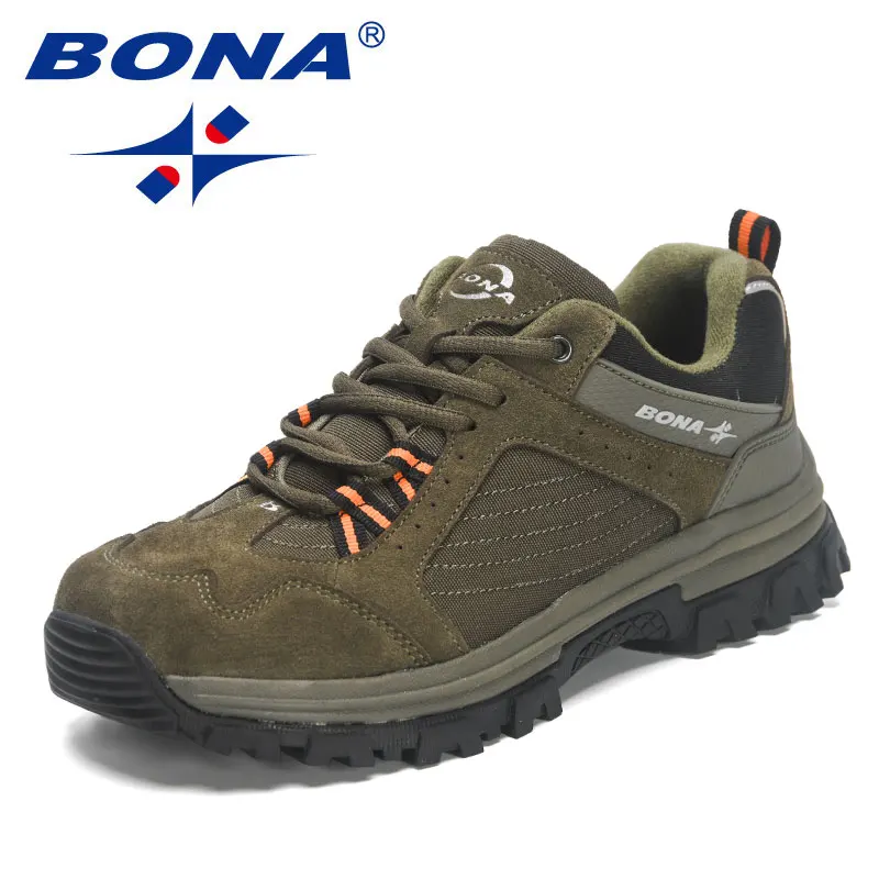 Top Trends: BONA 2023 New Designers Wear Resistance And Skid Resistance Hiking Shoes Trekking Sneakers Men Shoes Man Trekking Walking Joggi Shoppable Styles